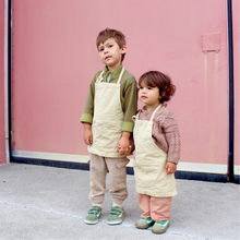 Load image into Gallery viewer, Naturally-Dyed Toddler Apron | In Organic Cotton
