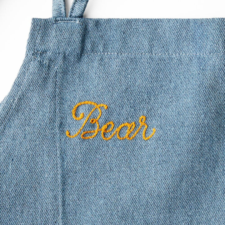 Chainstitch Embroidery | In Upcycled Denim